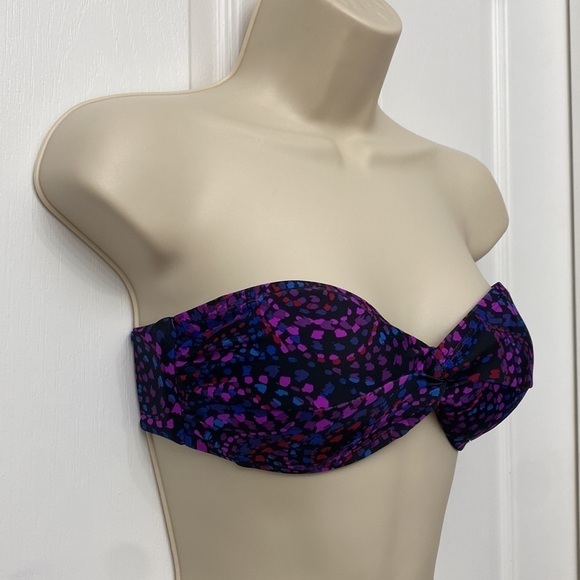 Converse Strapless Bikini Top Small - Picture 3 of 7